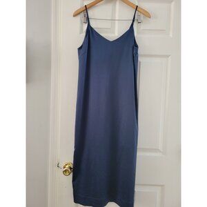 ACHRO Womens blue Slip Dress back size Medium
